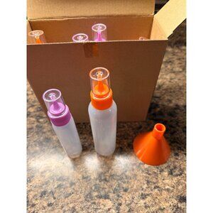 Cake and Cookie Decorating Writer Bottles with funnel and brush